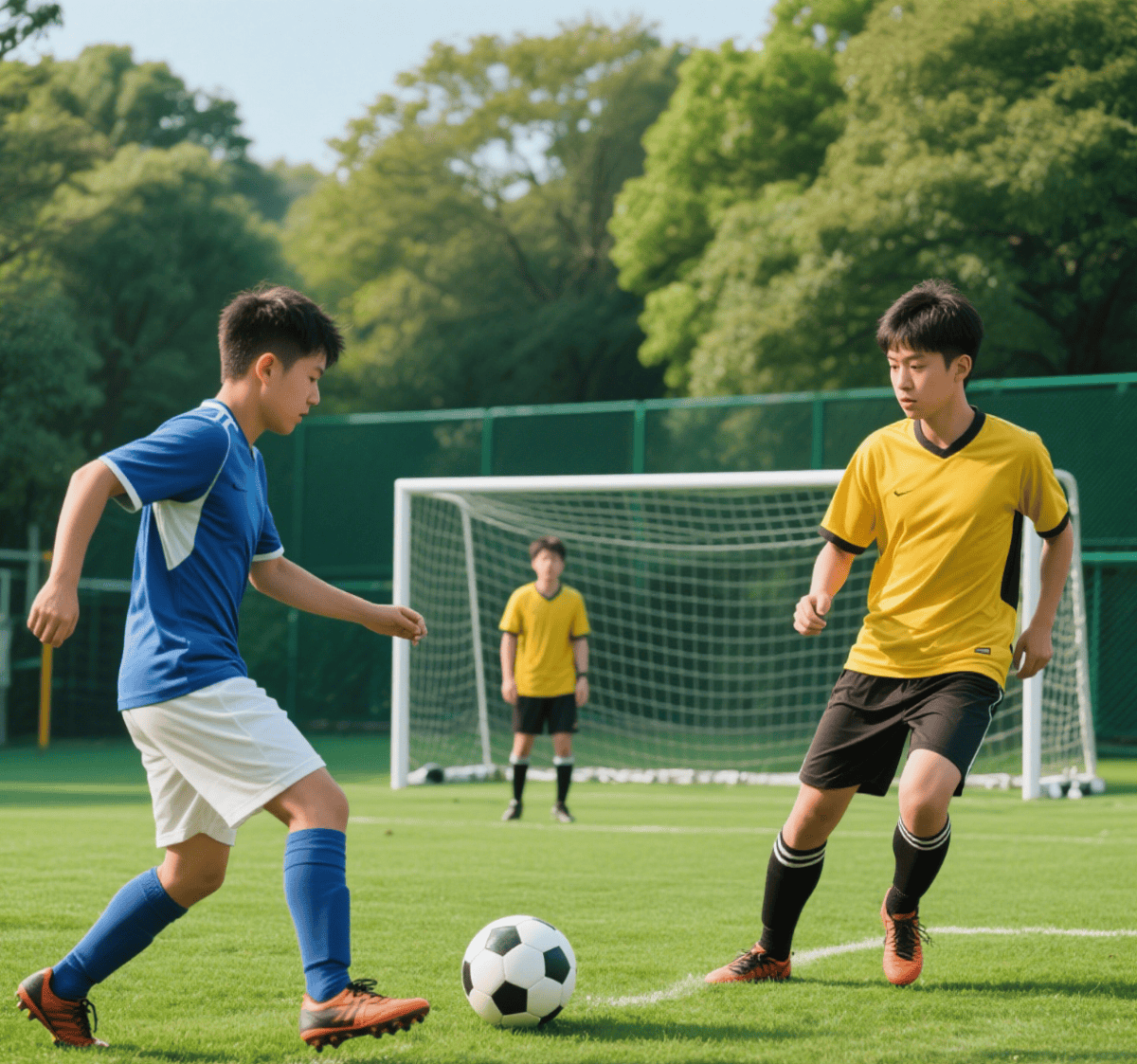 足球劲旅争锋对抗，球队实力全力备战